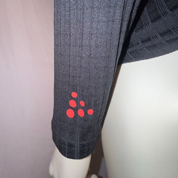 Craft Pro Warm Base Layer Top Women’s Small – Black Gray Thermal Long Sleeve Com - Picture 9 of 13